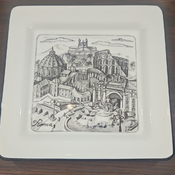 Pietro Brunelli Other - set of 3 Pietro Brunelli Black and White Architectural Dinnerware